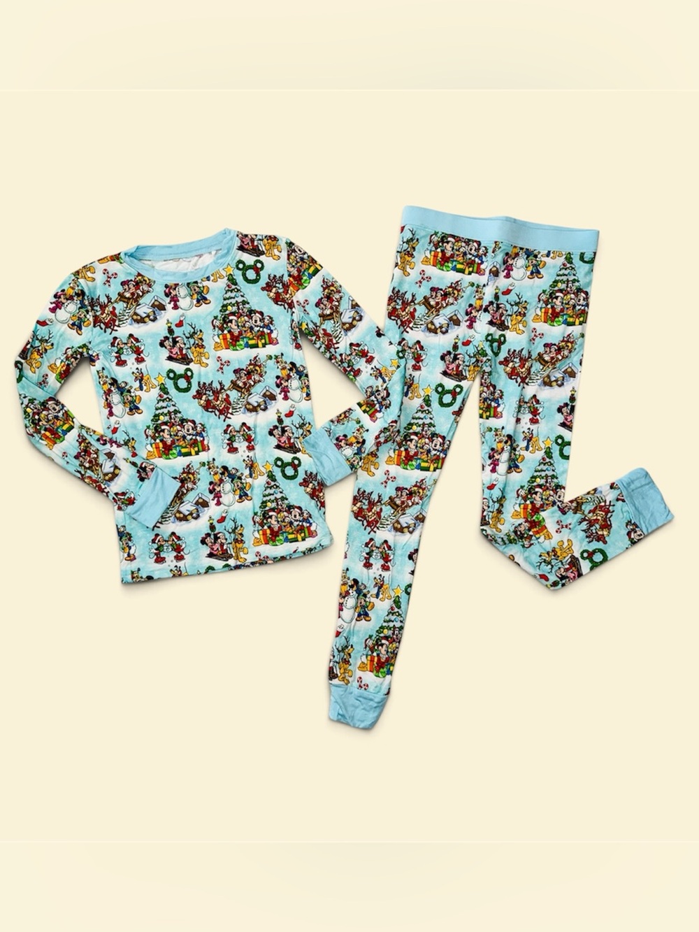 Showstoppers Holiday Mickey Bamboo Pj Set